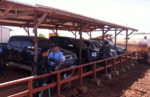 武装警察。成员的地区移动集团132公里区域公共安全公司。90年,边界Surigao del苏尔和Surigao del Norte部署到该地区周四下午在所谓的情报报告矿区的武装人员沈邹矿业集团公司。2012年5月5日周六，苏里戈德尔诺特克拉弗市的警察(身穿蓝色制服)回应了该地区发生的“骚乱”的报道。了照片